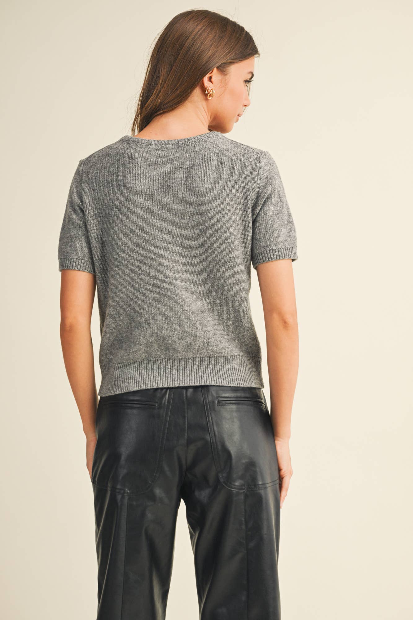 Reese Top - Grey - SPARROW