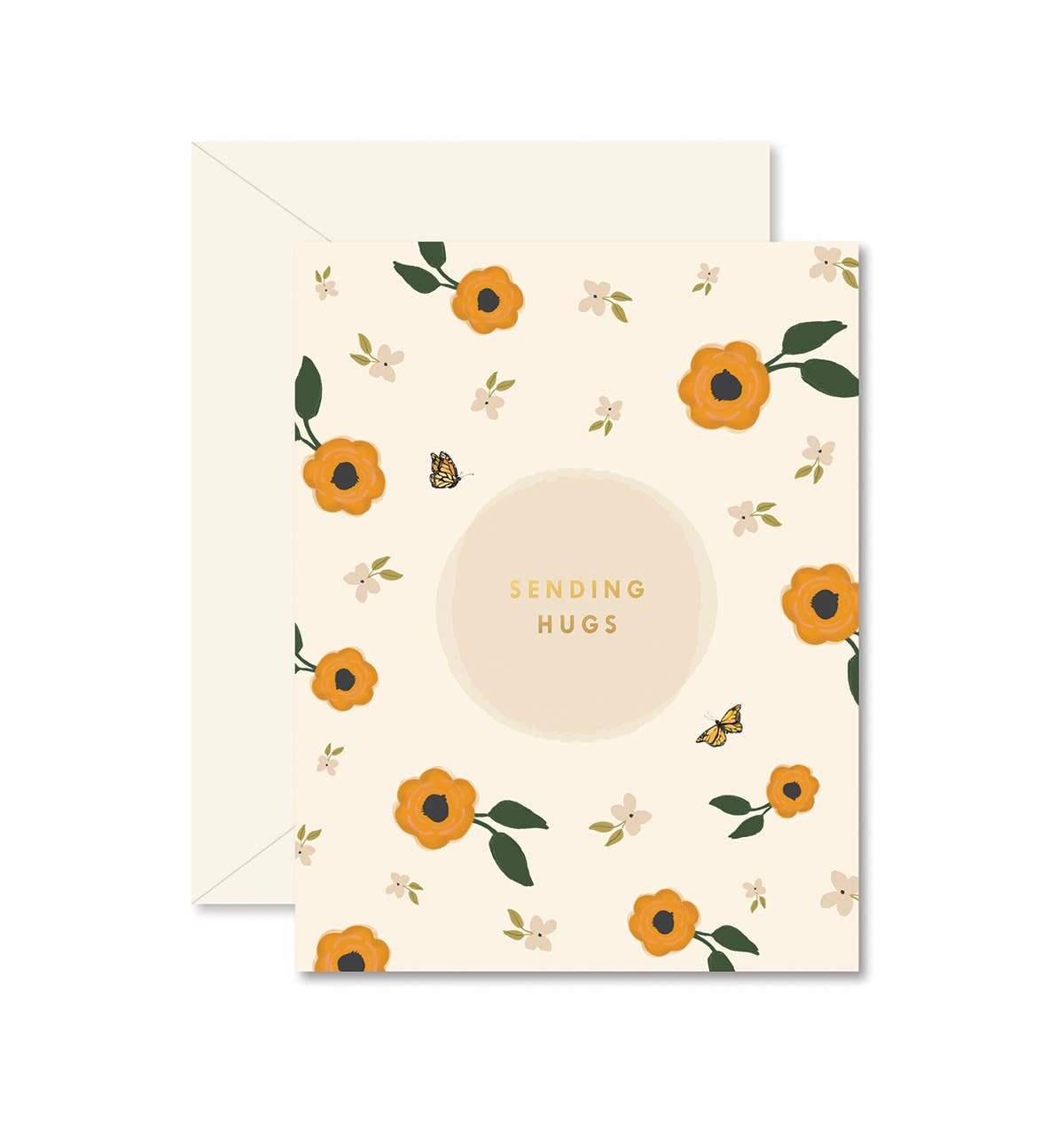 Sending Hugs Greeting Card - SPARROW