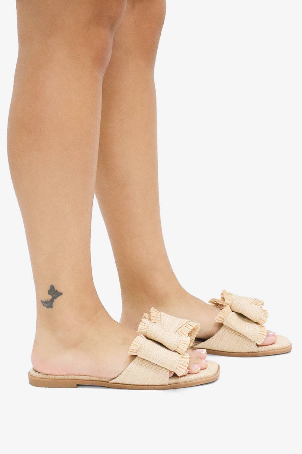 Sierra Bow Sandals - Tan - SPARROW