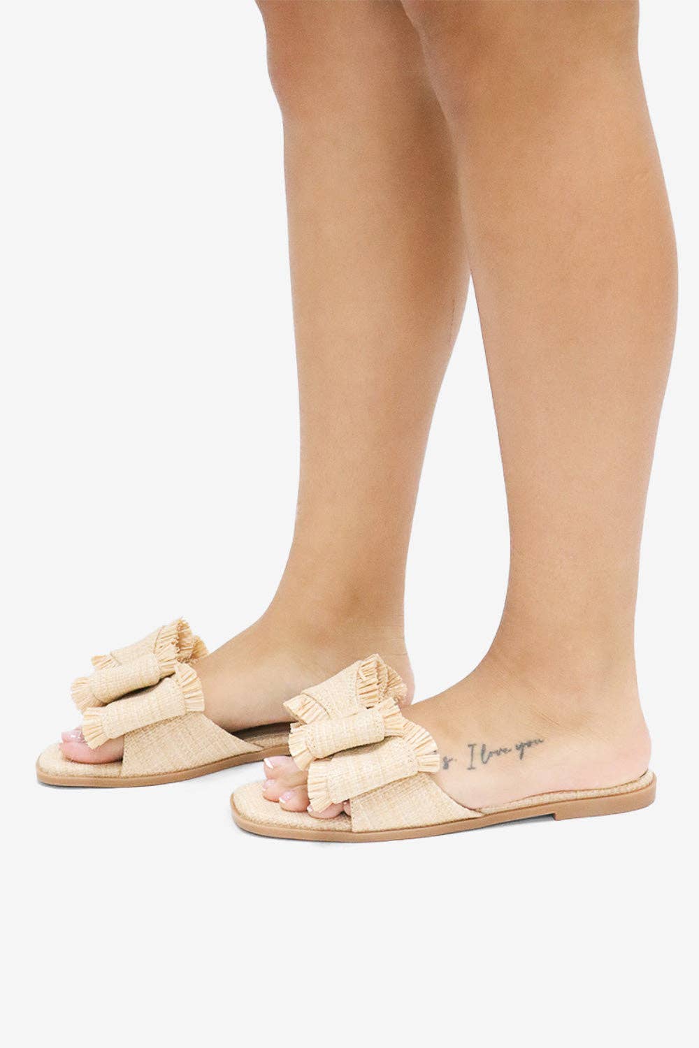 Sierra Bow Sandals - Tan - SPARROW