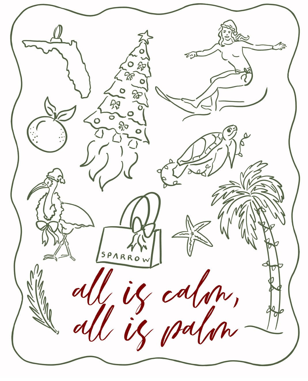 Sparrow 2025 Holiday Youth Tee Vintage White - PREORDER - SPARROW