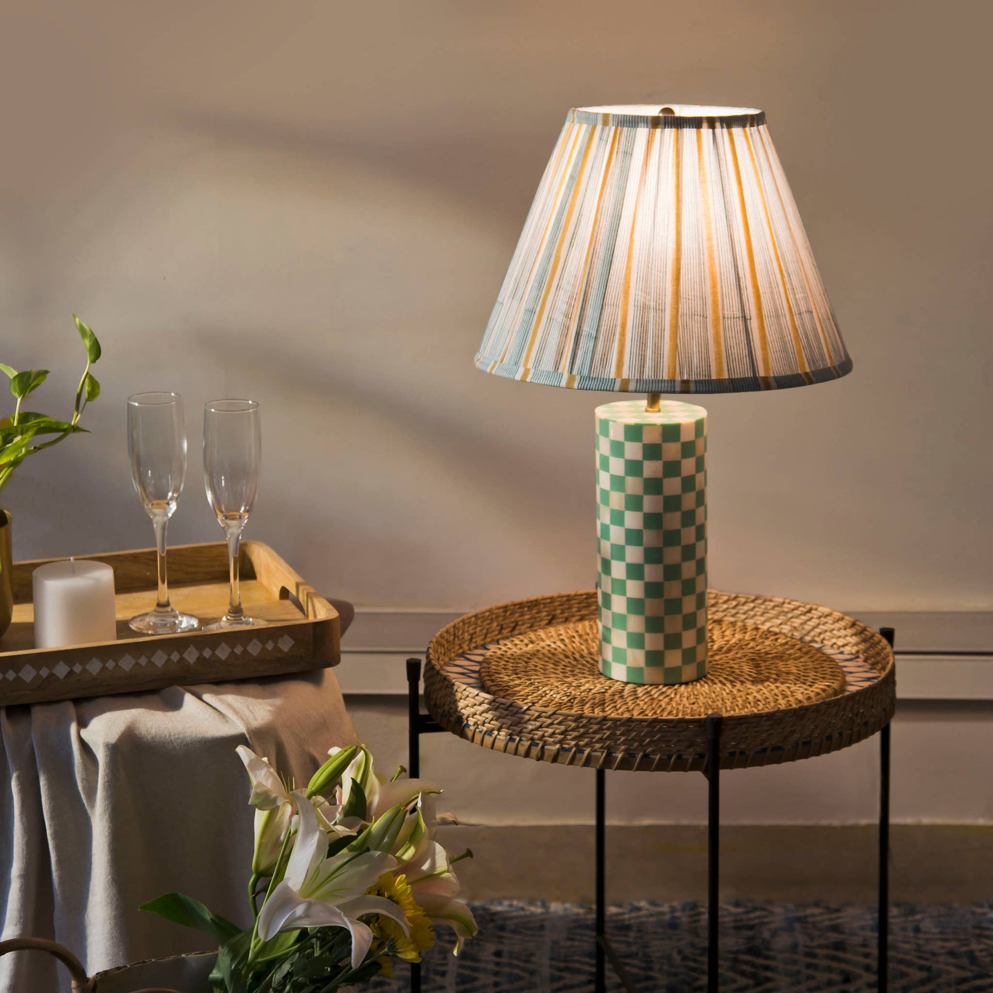 Sunny Stripes Lampshade - SPARROW