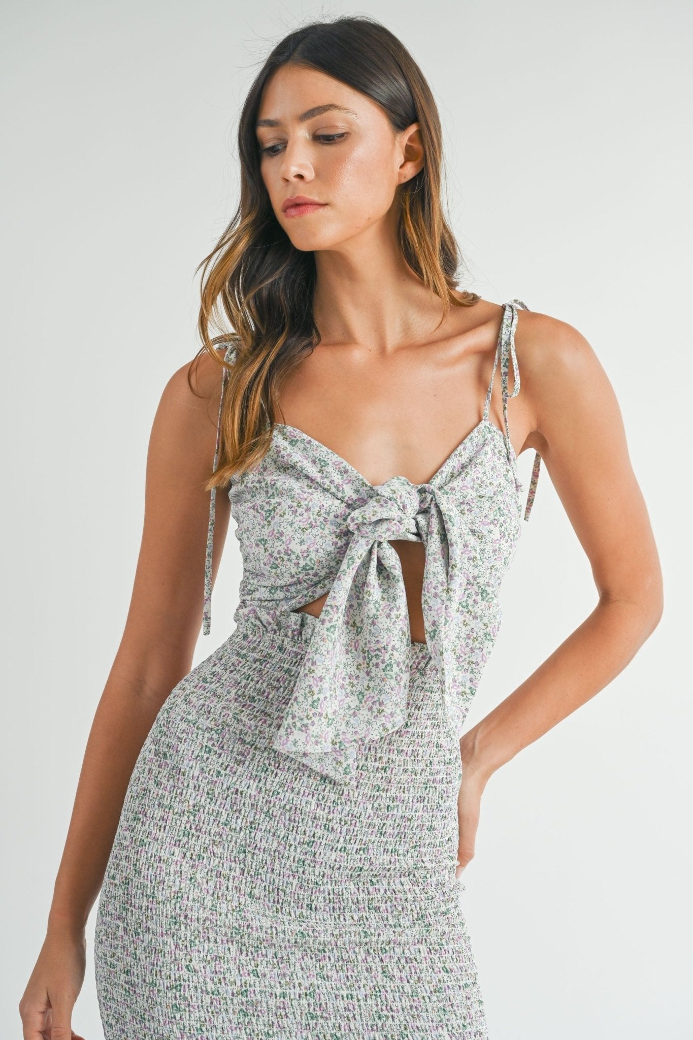 Sutton Midi Dress - SPARROW
