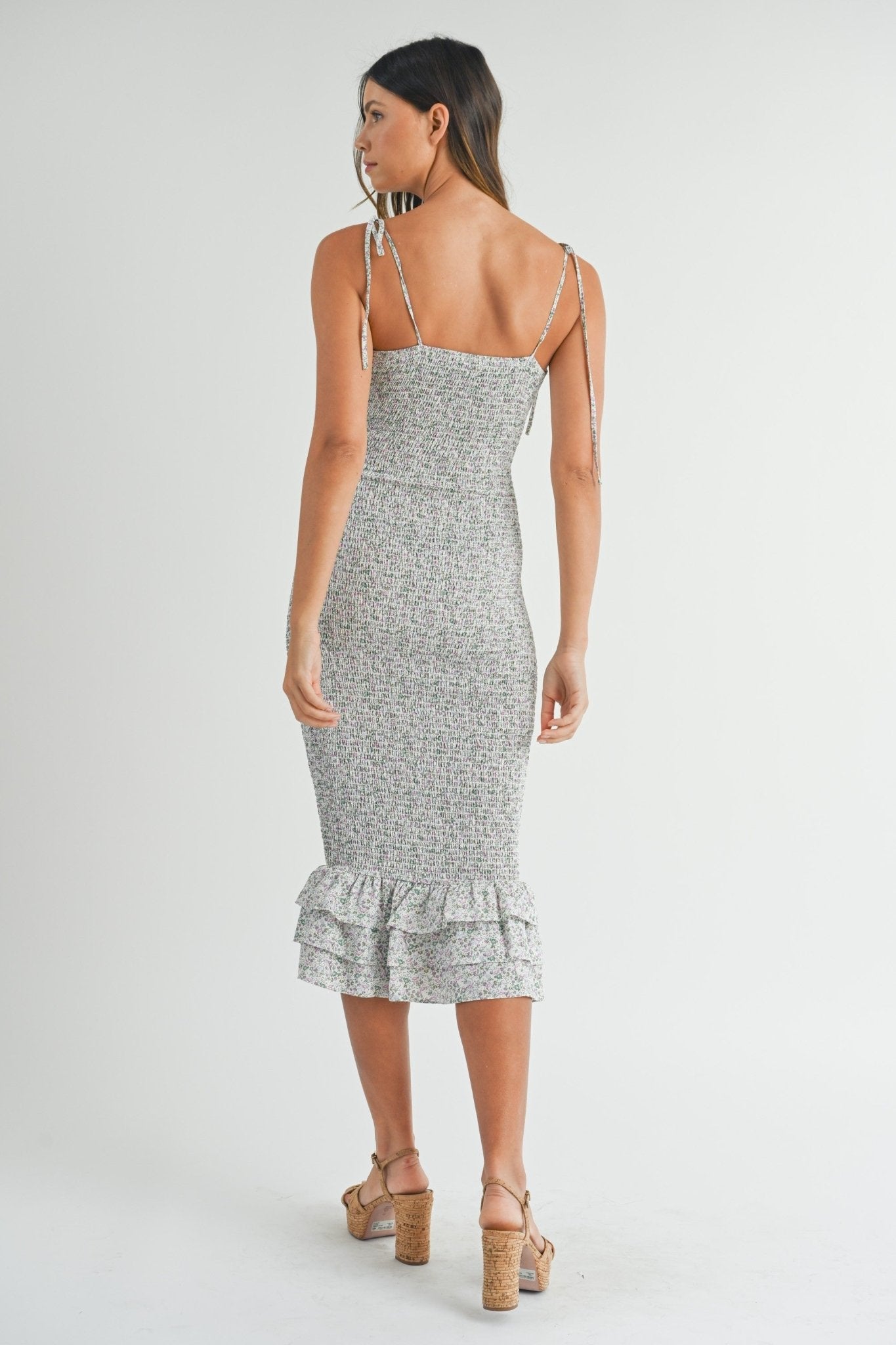 Sutton Midi Dress - SPARROW