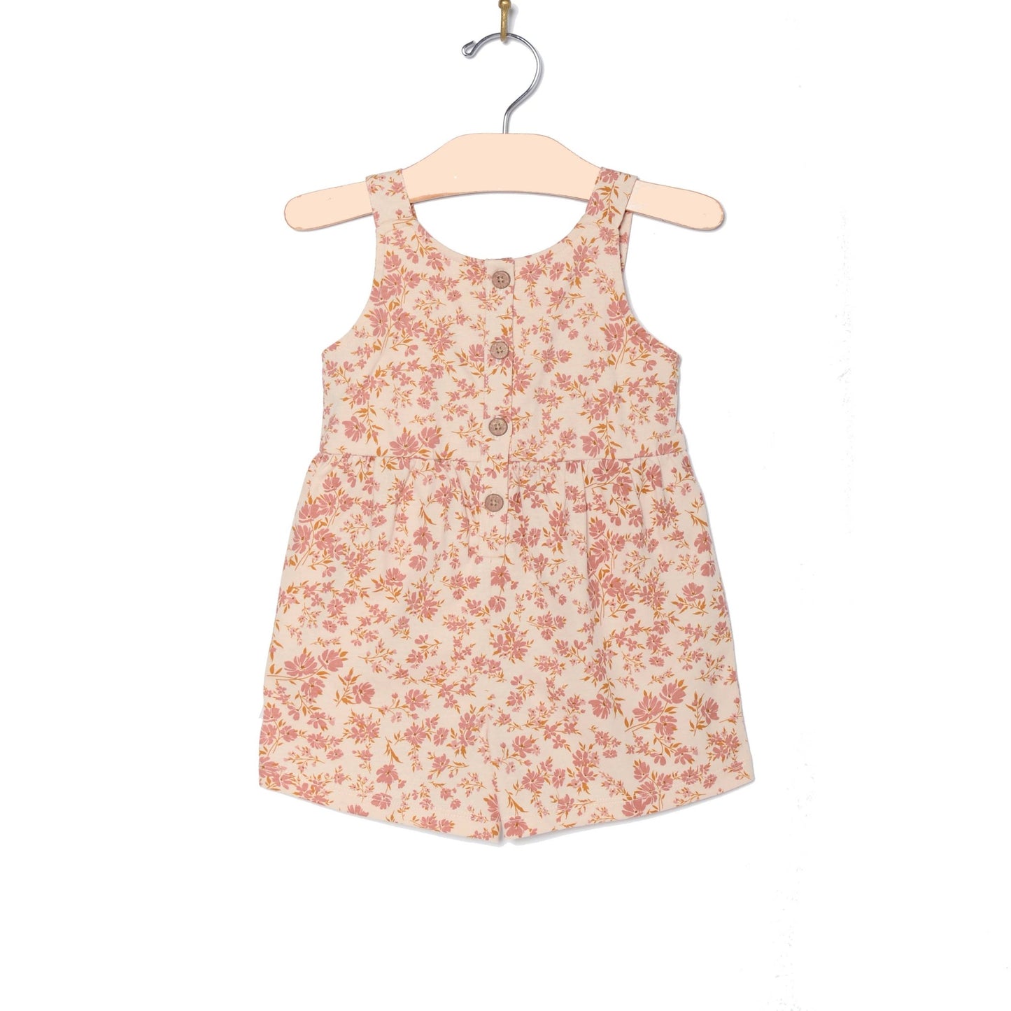 Tank Romper - Blush Floral - SPARROW
