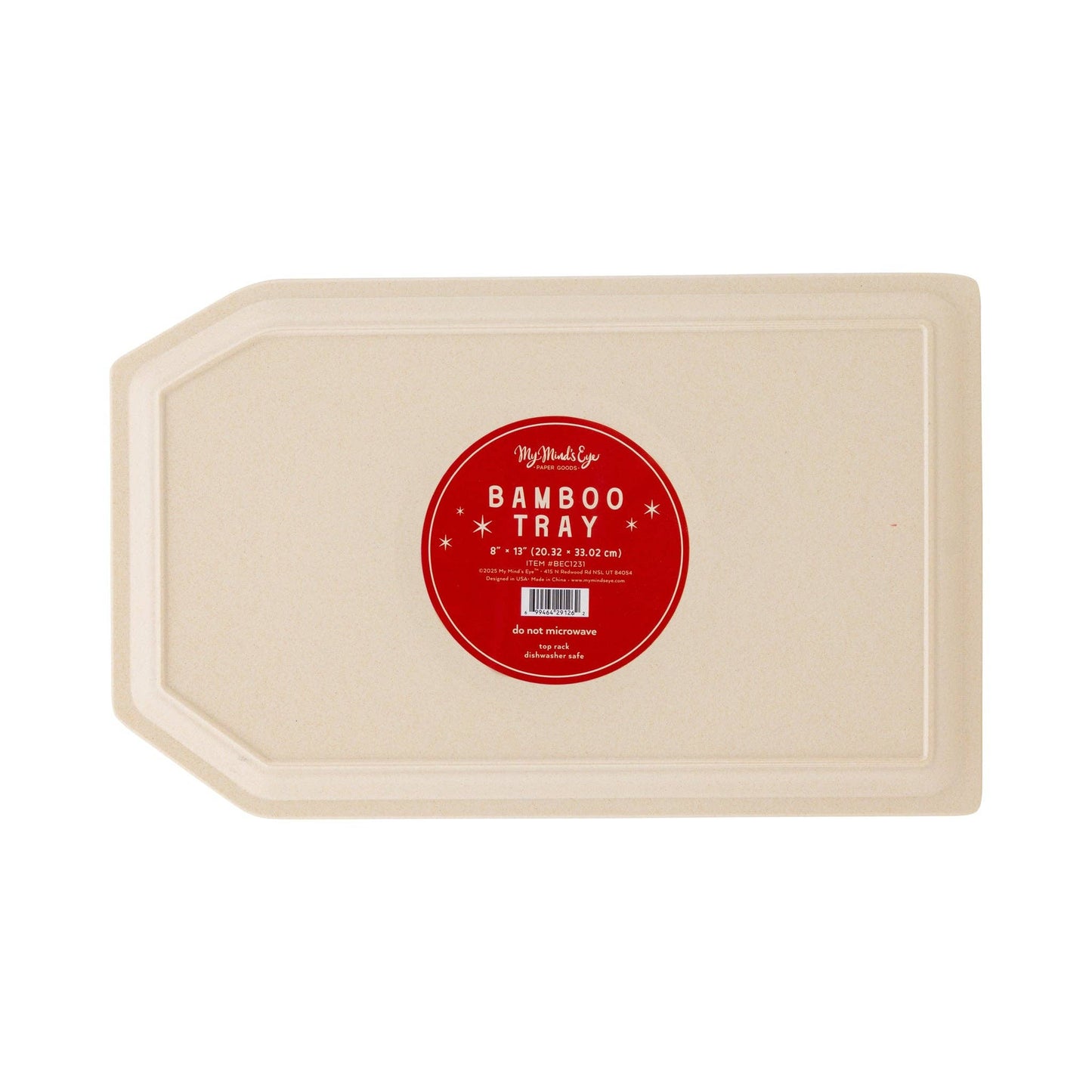 To Santa Tag Bamboo Tray - SPARROW