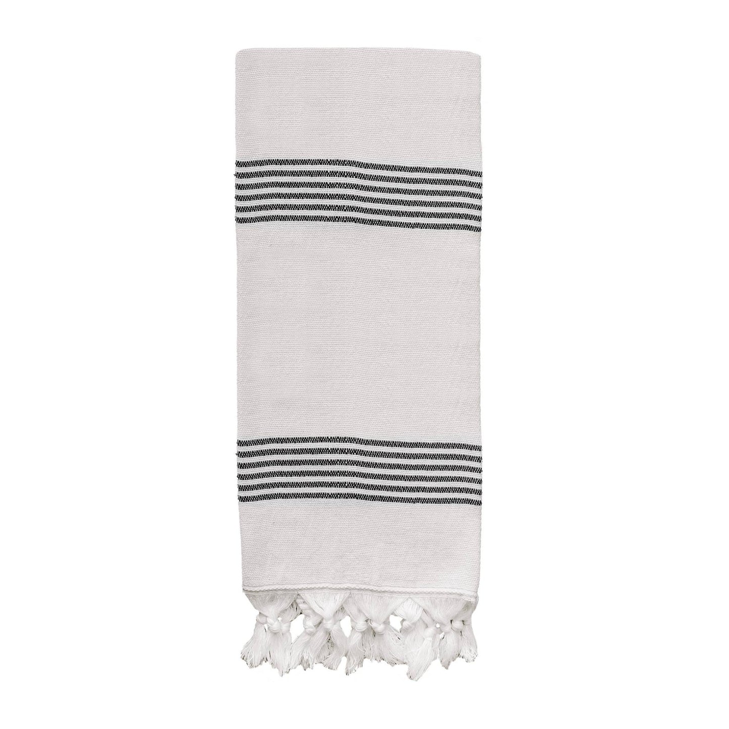 Turkish Cotton Hand Towel, Multi Stripe - SPARROW