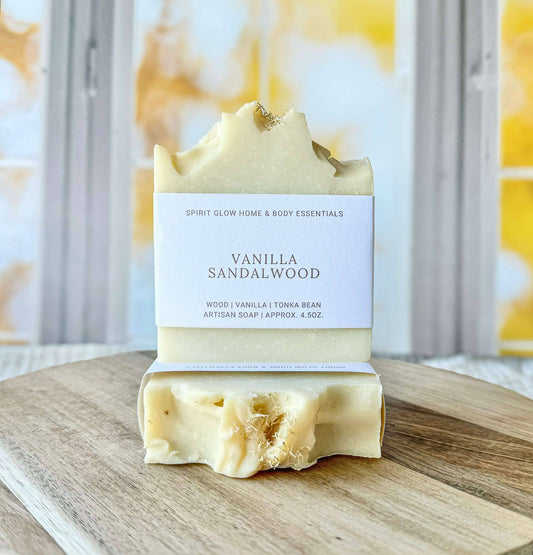 Vanilla Sandalwood - Handcrafted Artisan Soap Bar - SPARROW