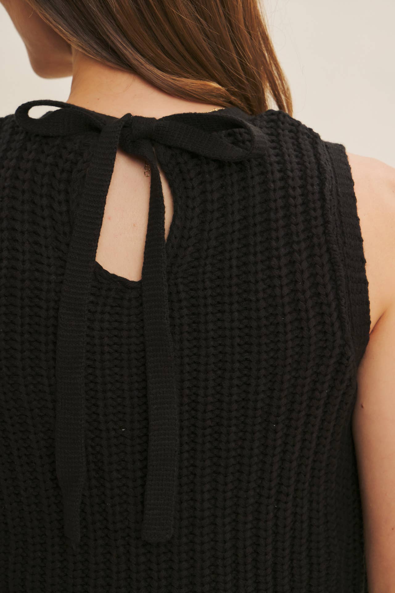 Wallis Dress - Black and Cream - SPARROW