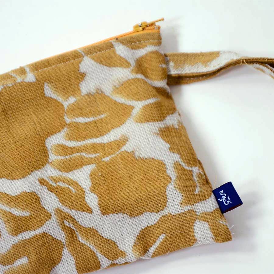 Yan Flower Clutch - Hand Block Printed - SPARROW