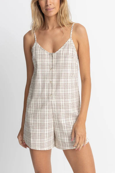 Rhythm. Rumi Check Romper