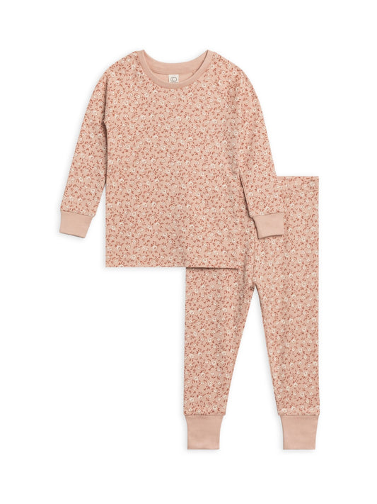 2 Piece Long Sleeve Jammie Set - Zinnia Floral - SPARROW