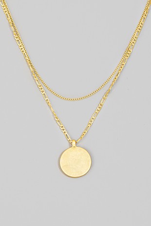 Coin Pendant Necklace