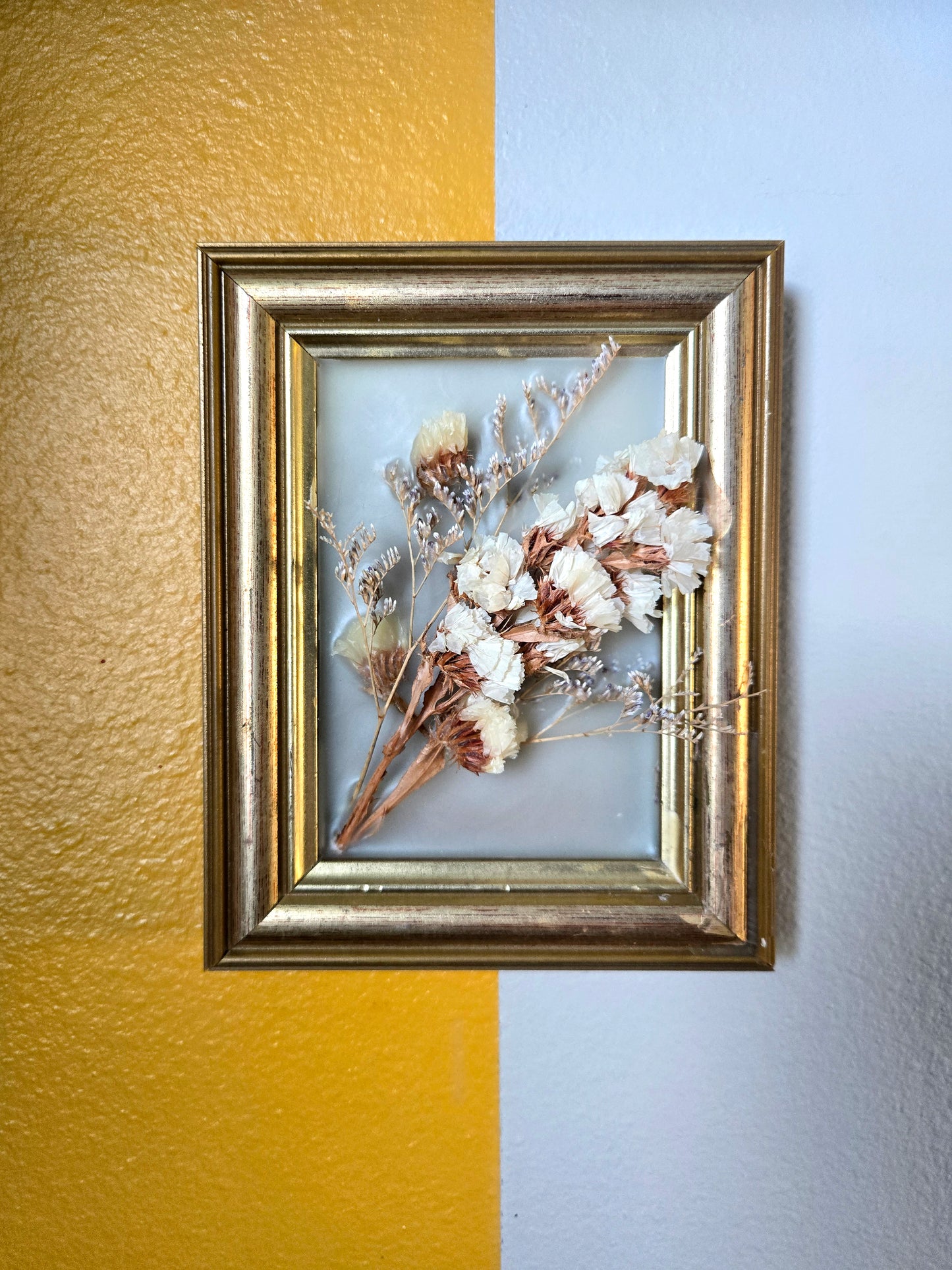 Gilded Petals Encaustic Original by Werks of Art