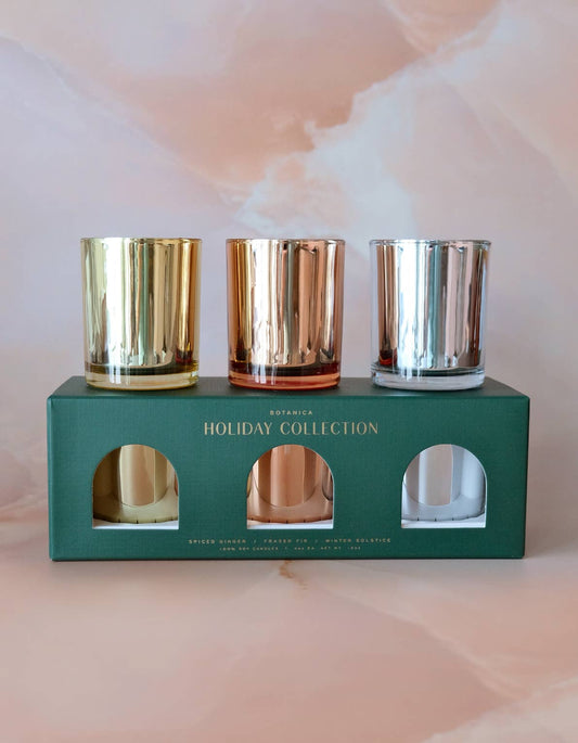 Holiday Candle Collection | Votive Candle Trio Gift Set