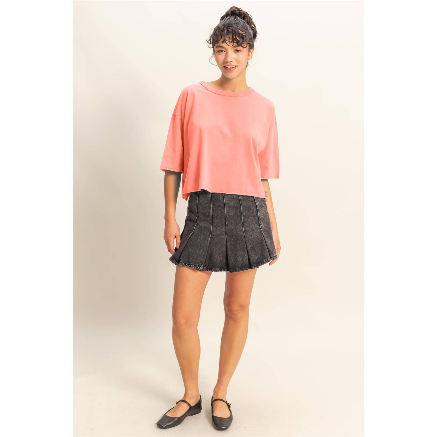 Morgan Tee- Cream