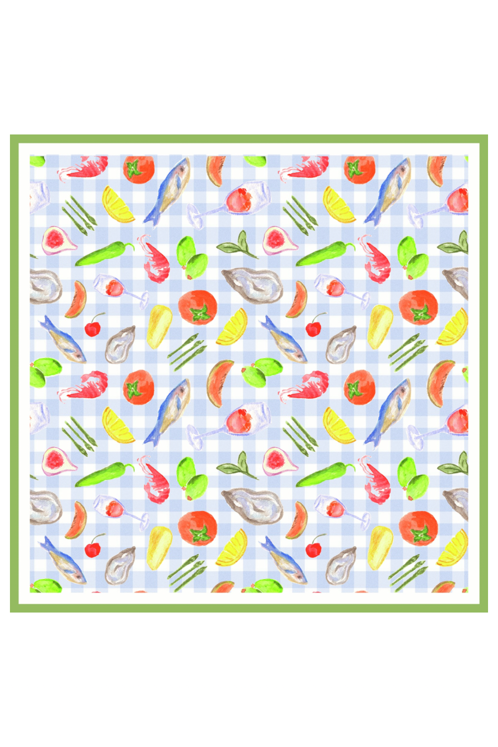 Ivebeenpainting Mediterranean Picnic Bandana