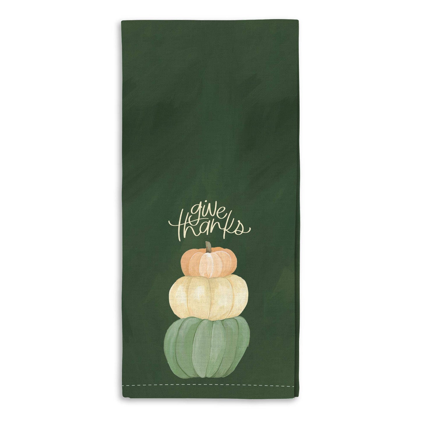 Give Thanks Pumpkins Kitchen Towel