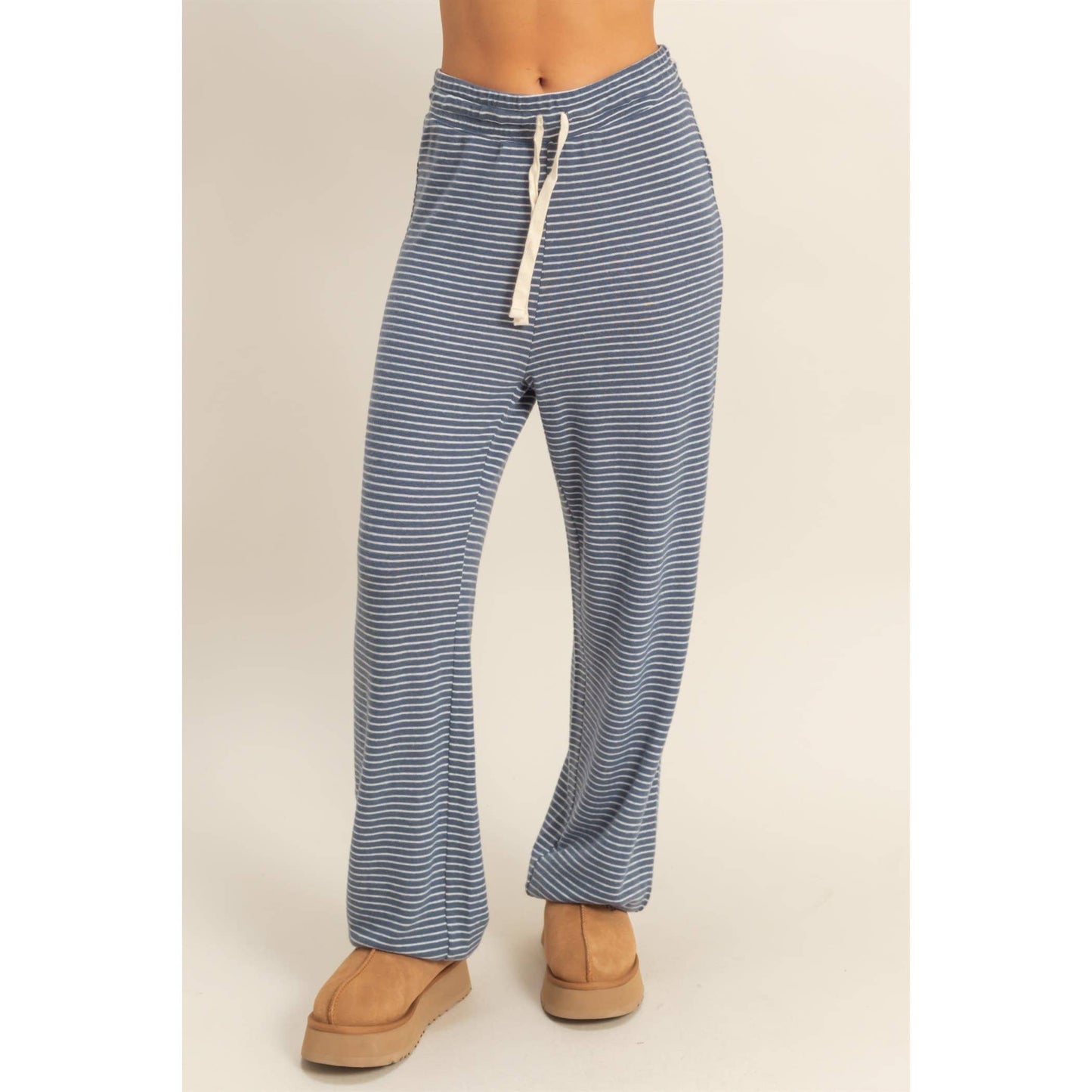 Dara Pants- Navy/Cream