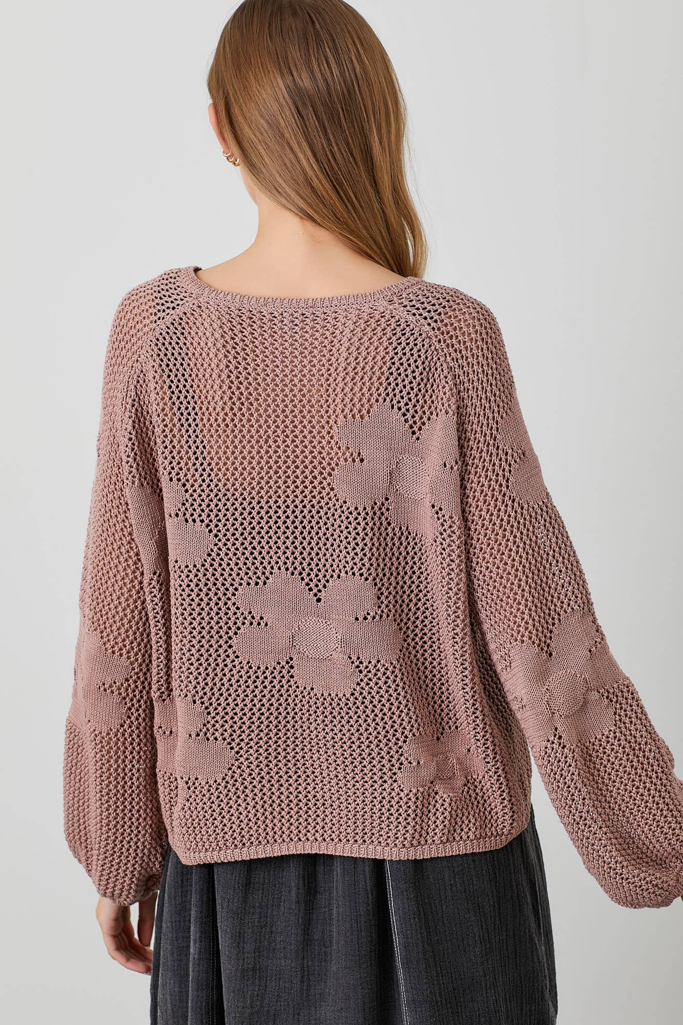 Josie Sweater - Dusty Rose