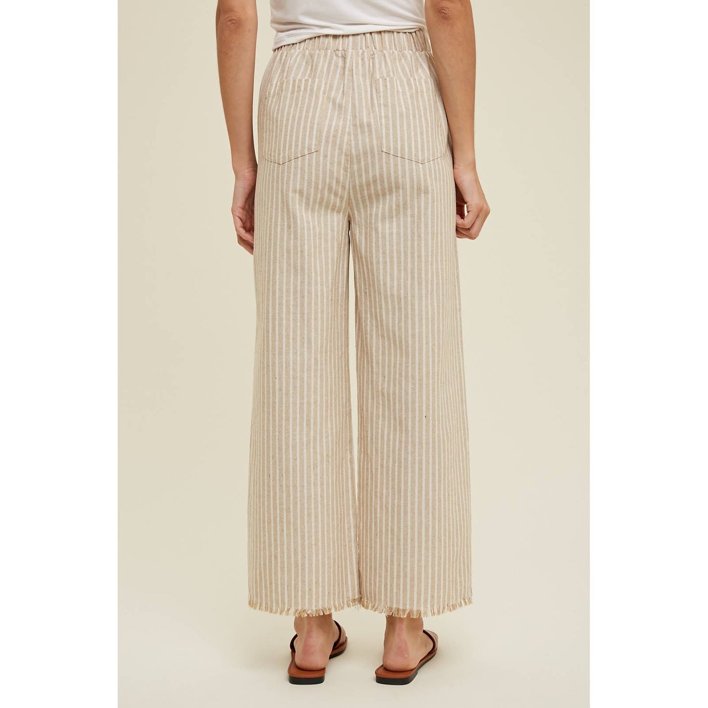 Charles Linen Pants – Taupe