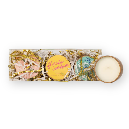 Travel Tin Trio: Florida 1.5 oz Soy Wax Hand-Poured Candles