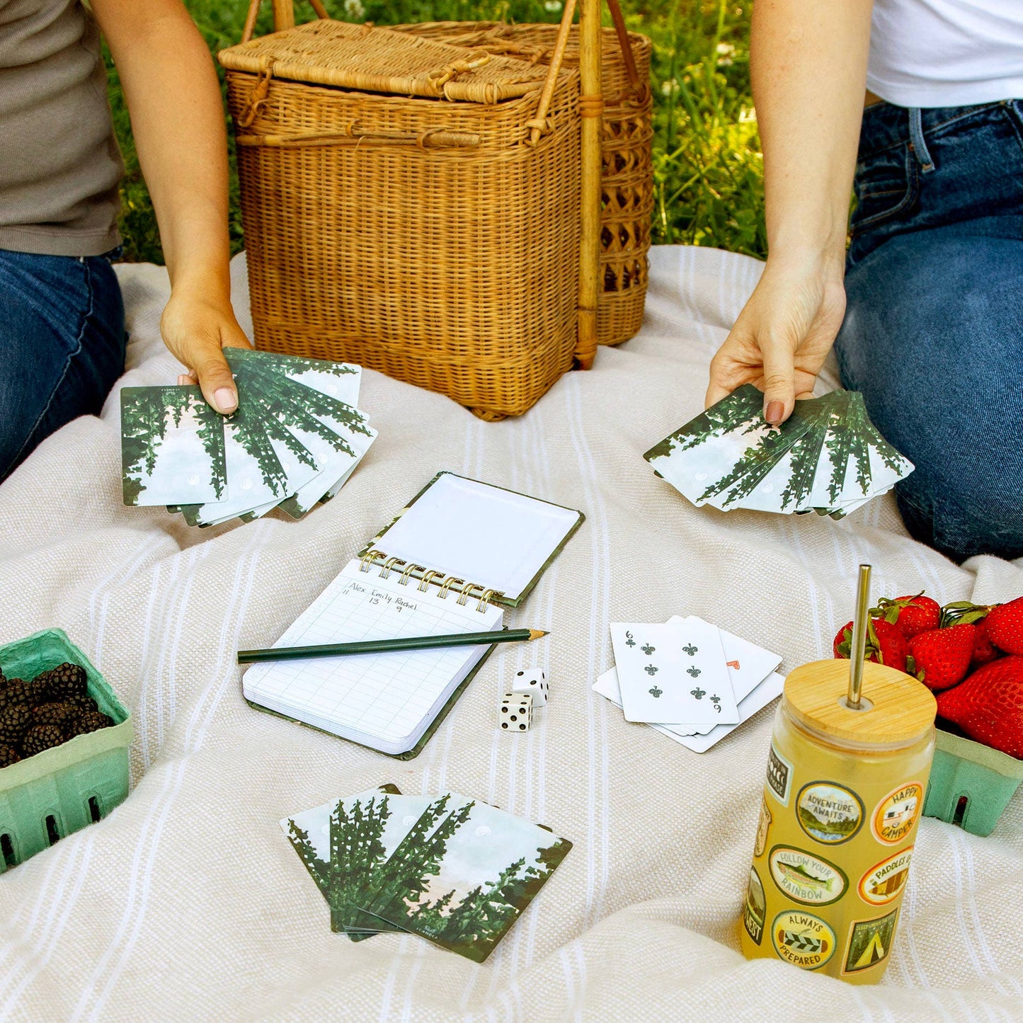 Forest Landscape Playing Card Set