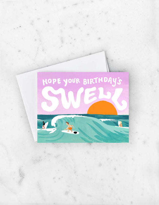 Swell Birthday Card