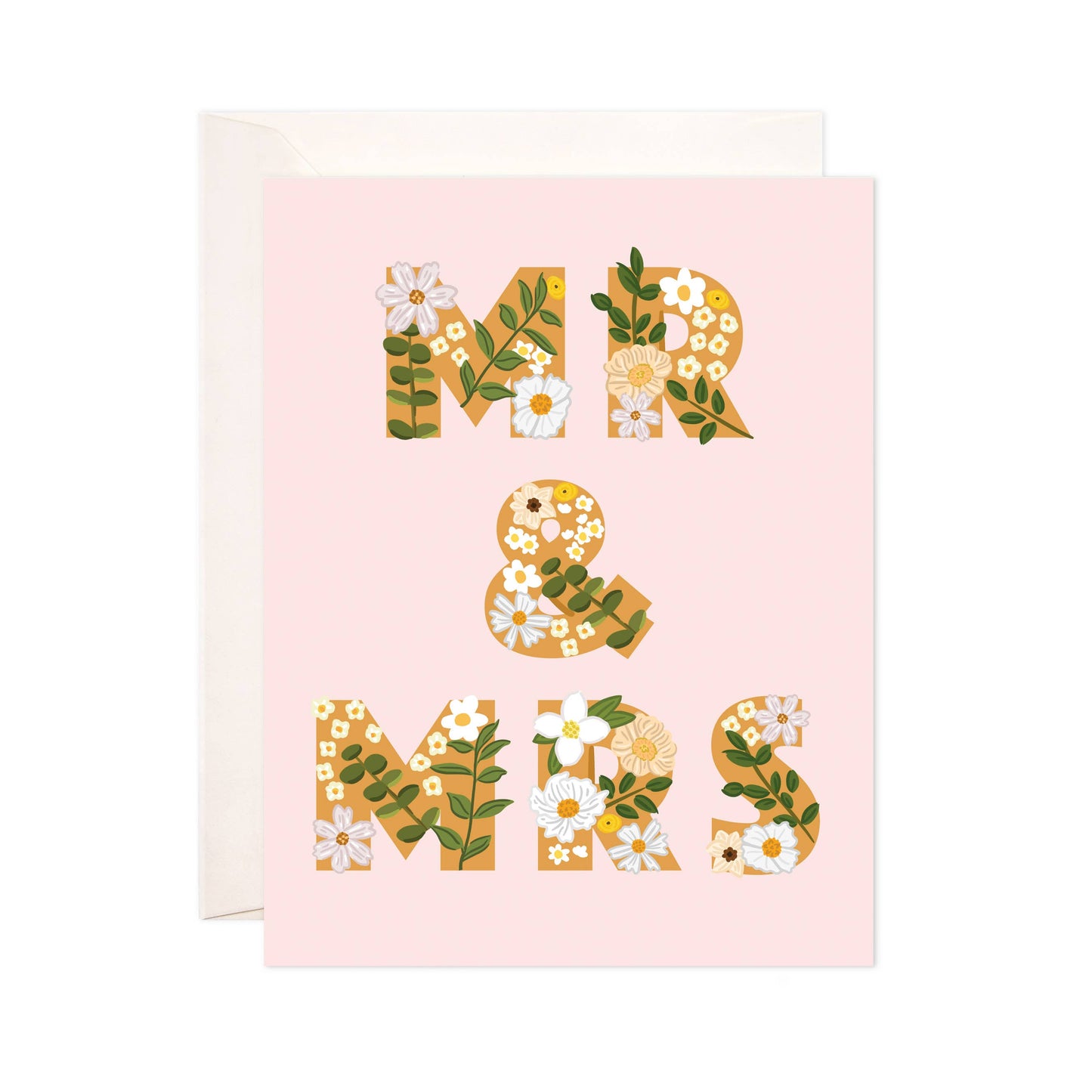 Mr & Mrs Greeting Card - Wedding Card