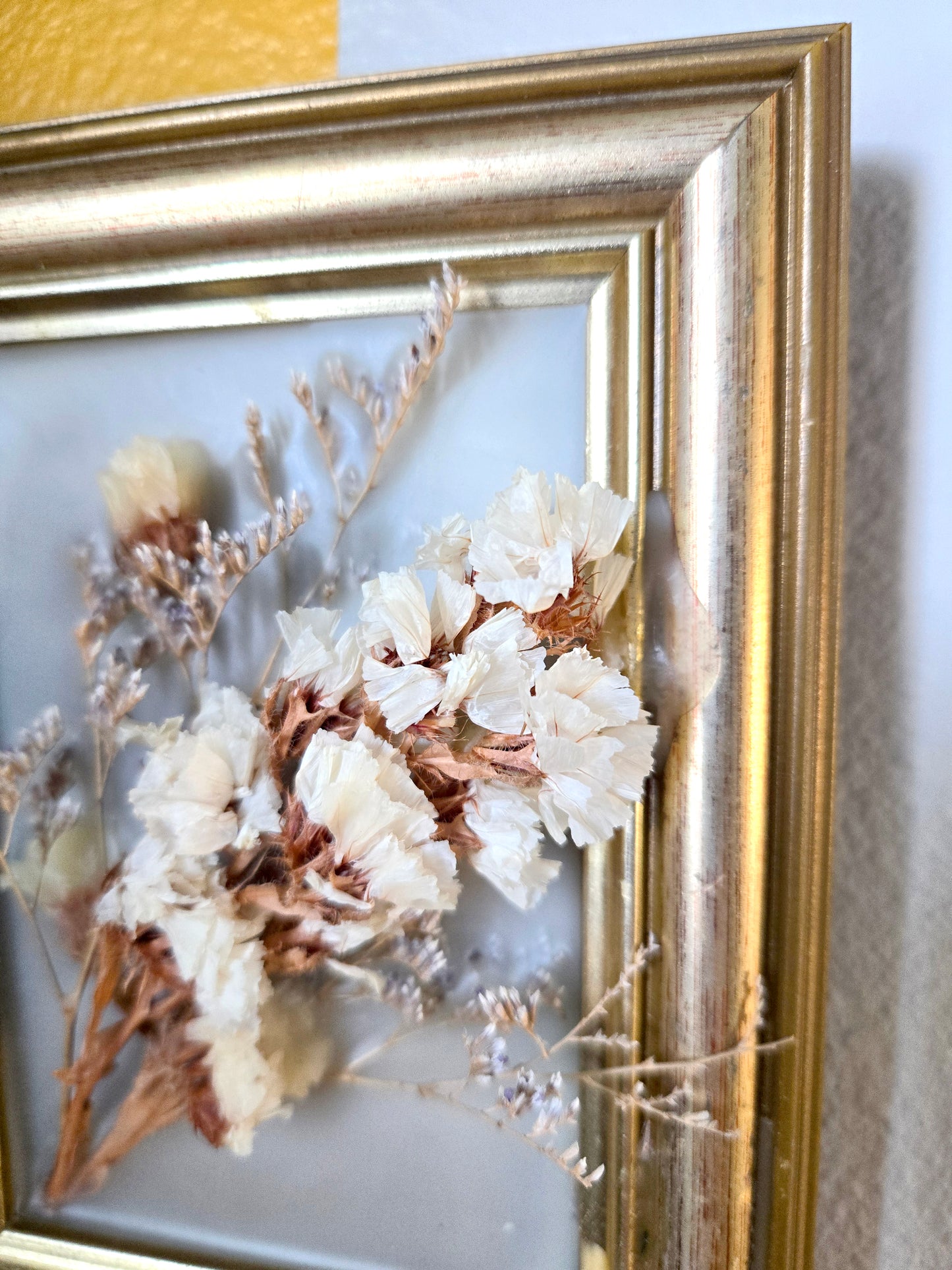 Gilded Petals Encaustic Original by Werks of Art