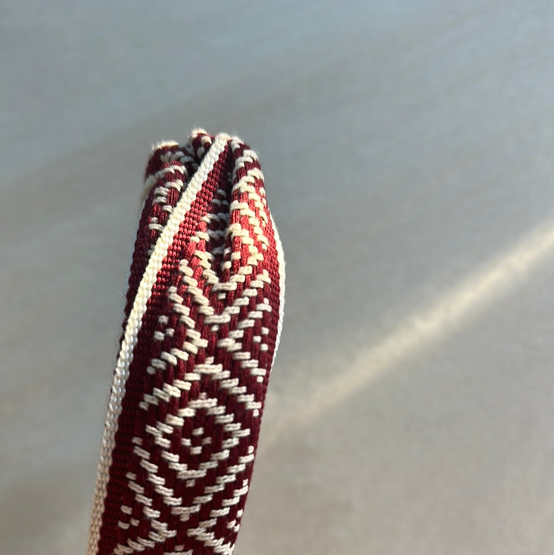 SIDEWALK SALE HEADBAND - Burgundy