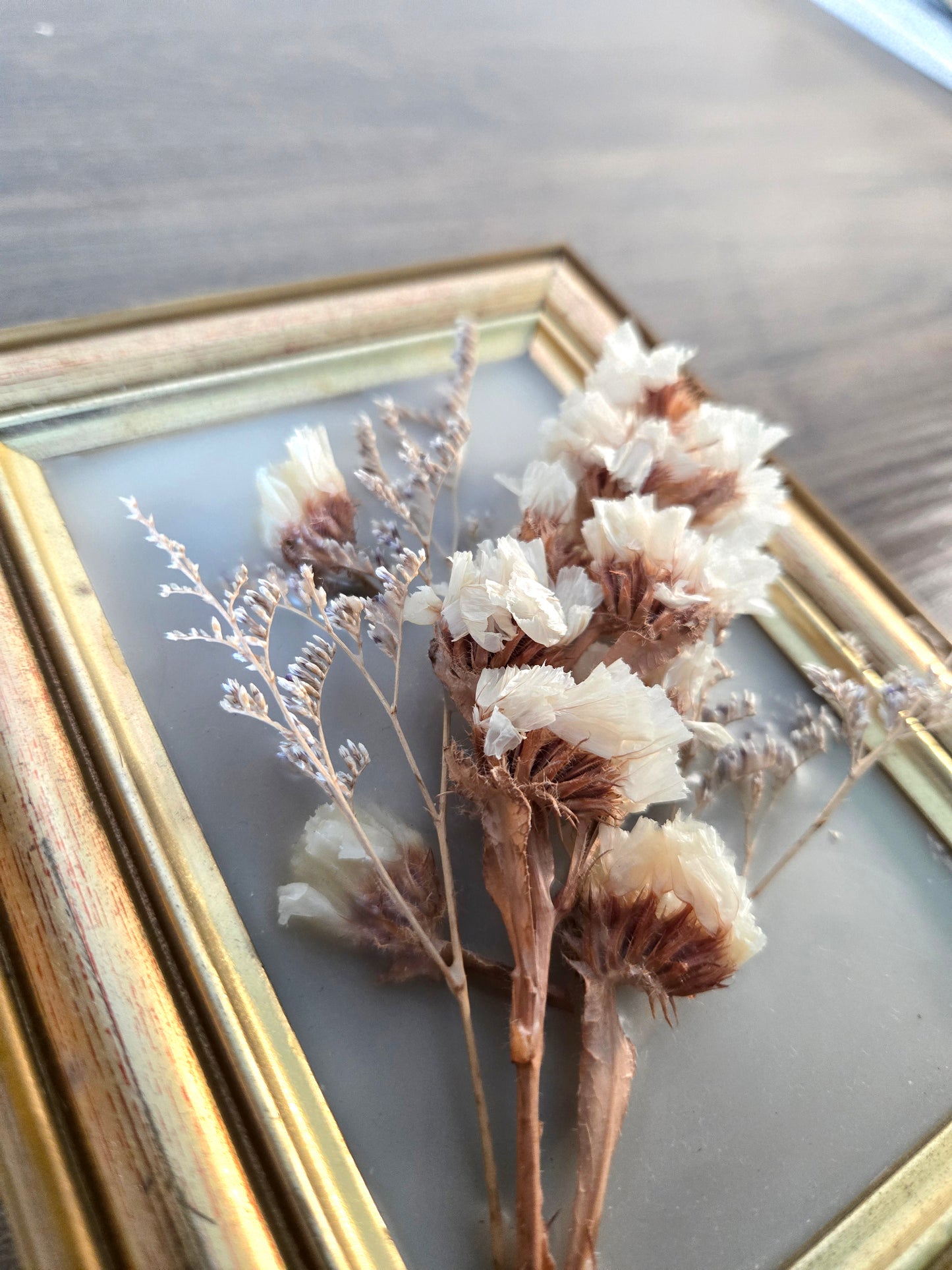 Gilded Petals Encaustic Original by Werks of Art