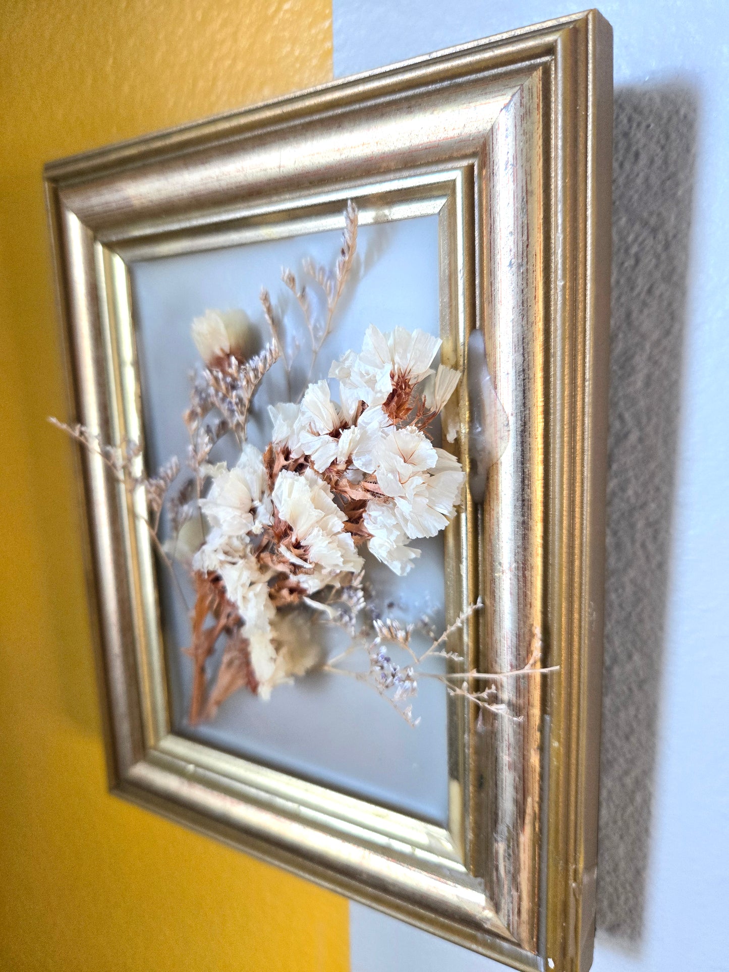 Gilded Petals Encaustic Original by Werks of Art
