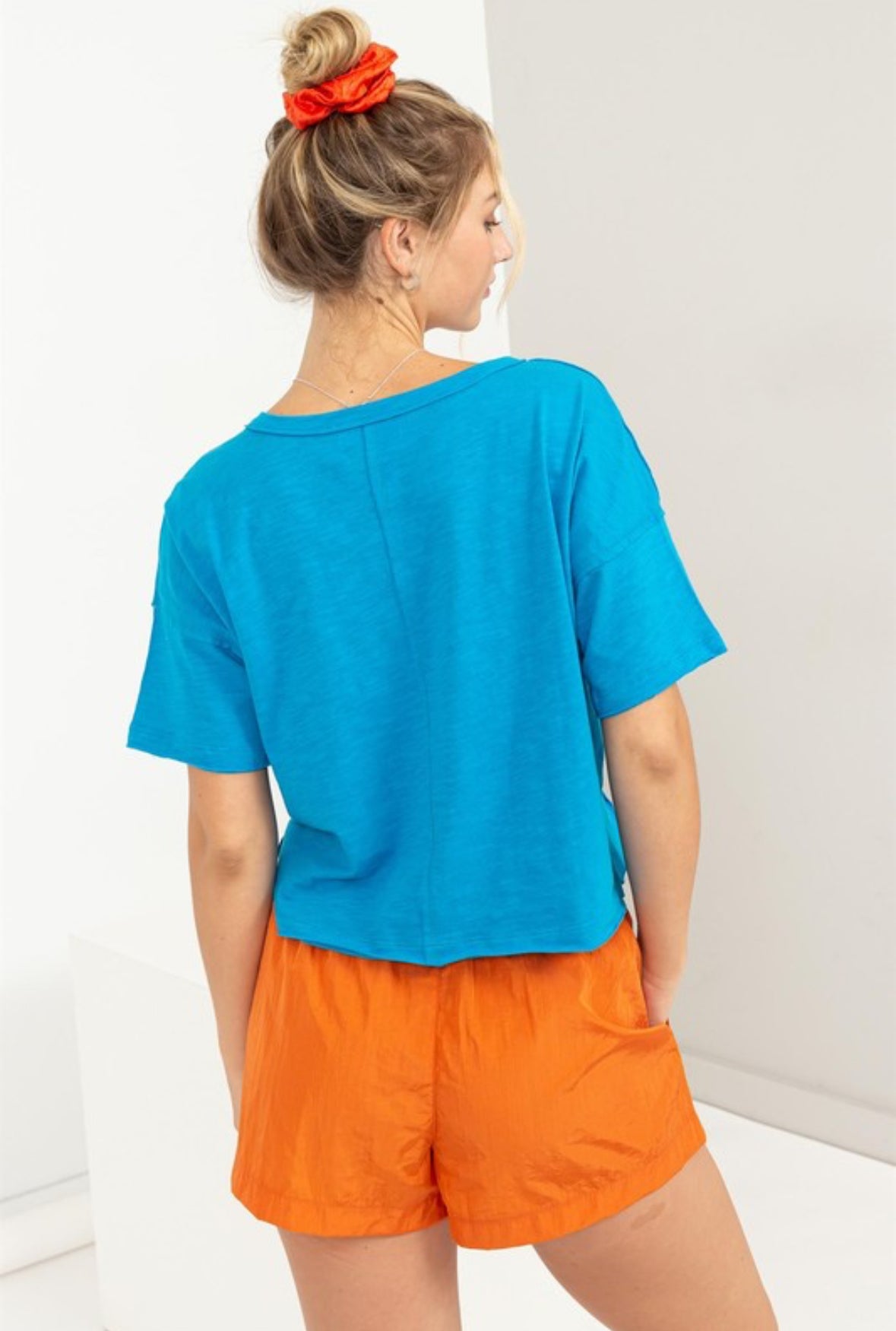 Perry Crop - Blue