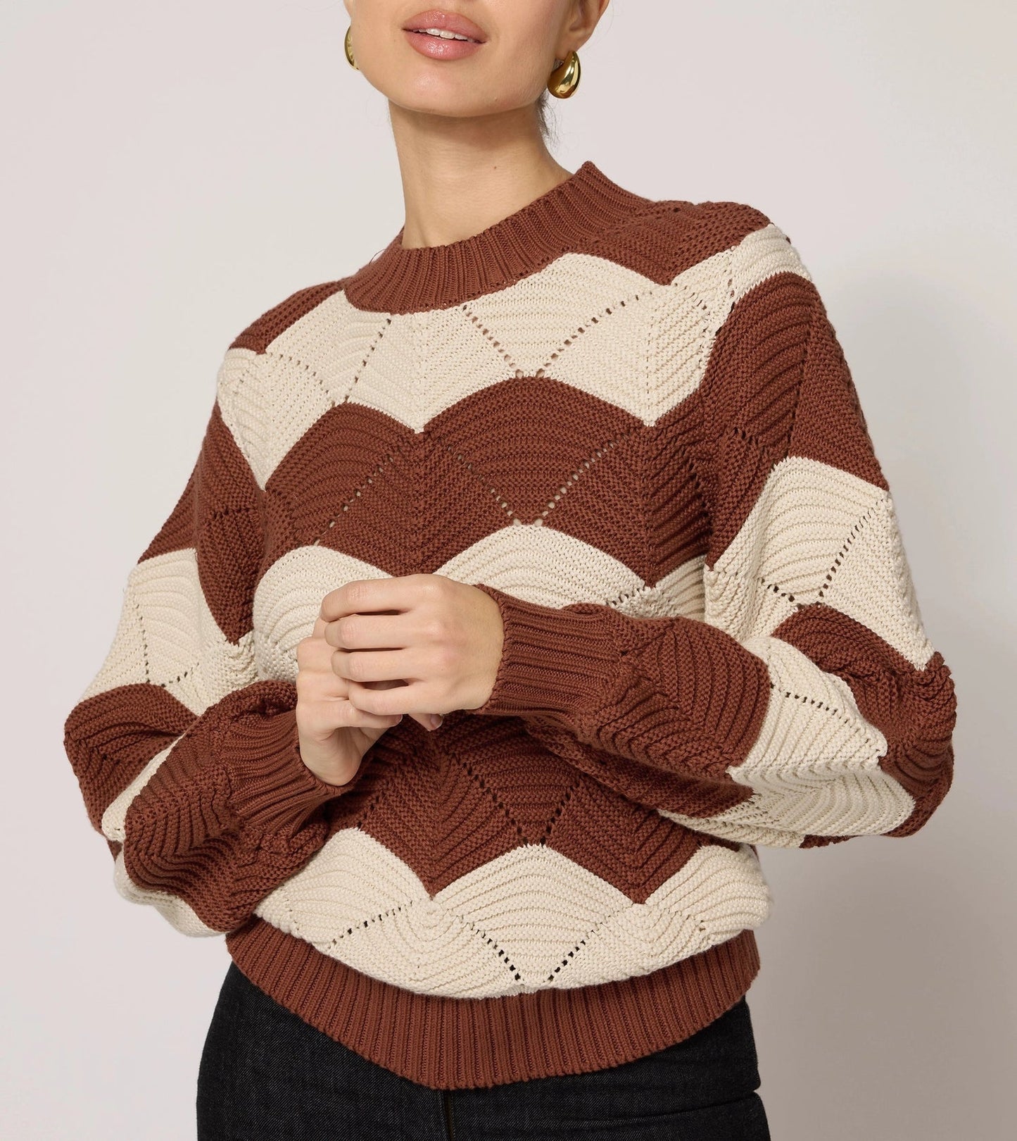 Cleobella Kori Sweater - Terracotta