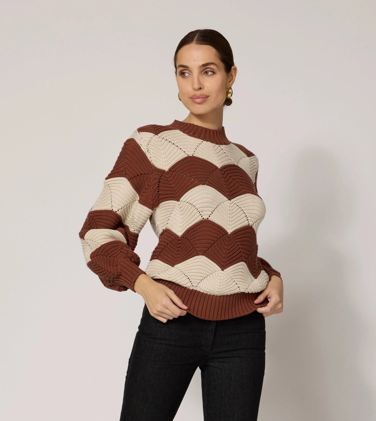 Cleobella Kori Sweater - Terracotta