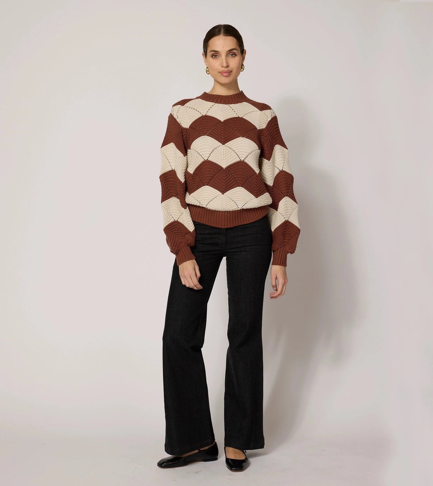 Cleobella Kori Sweater - Terracotta