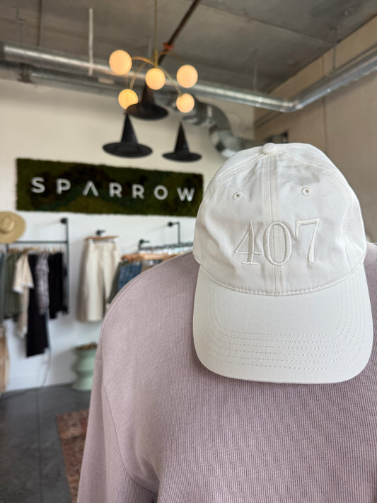 407 Area Code Embroidered Hat
