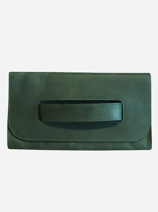 ABLE Mare Handle Clutch - Forest Color