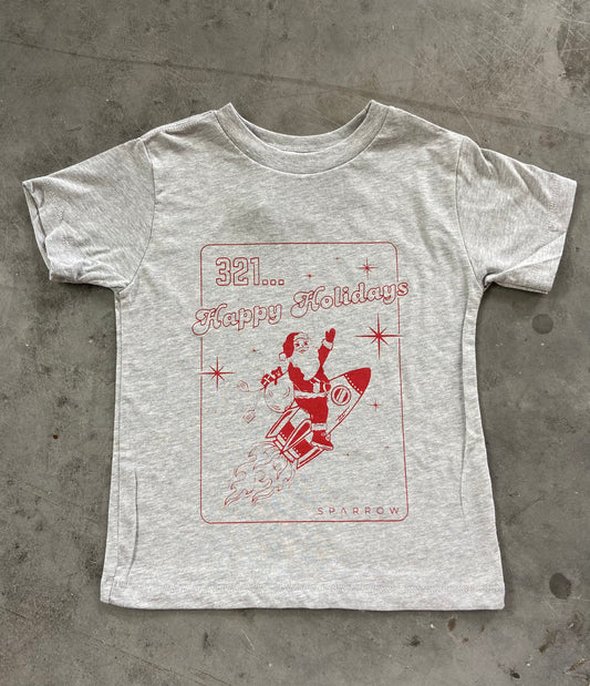 Sparrow Holiday Tee Toddlers + Youth