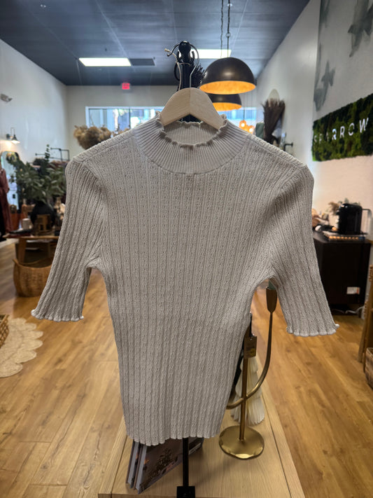 Preloved NWT Beige Loft top