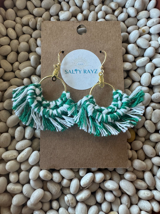 Salty Rayz Surfer Santa Fringe Gold