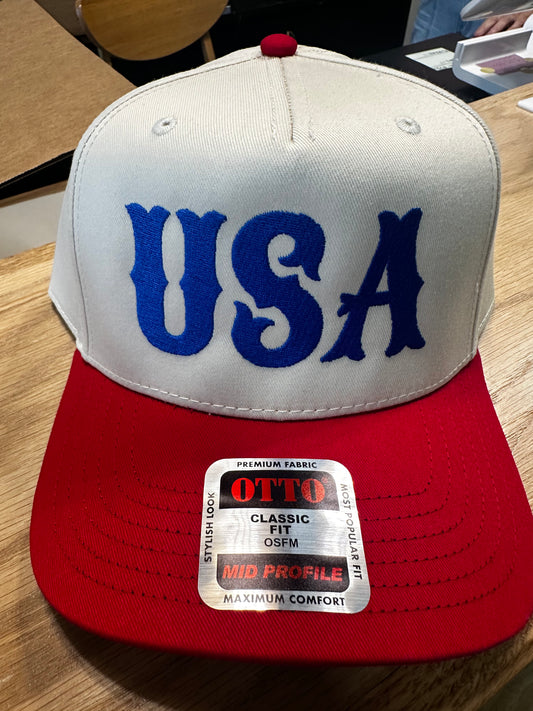 USA Hat- Red