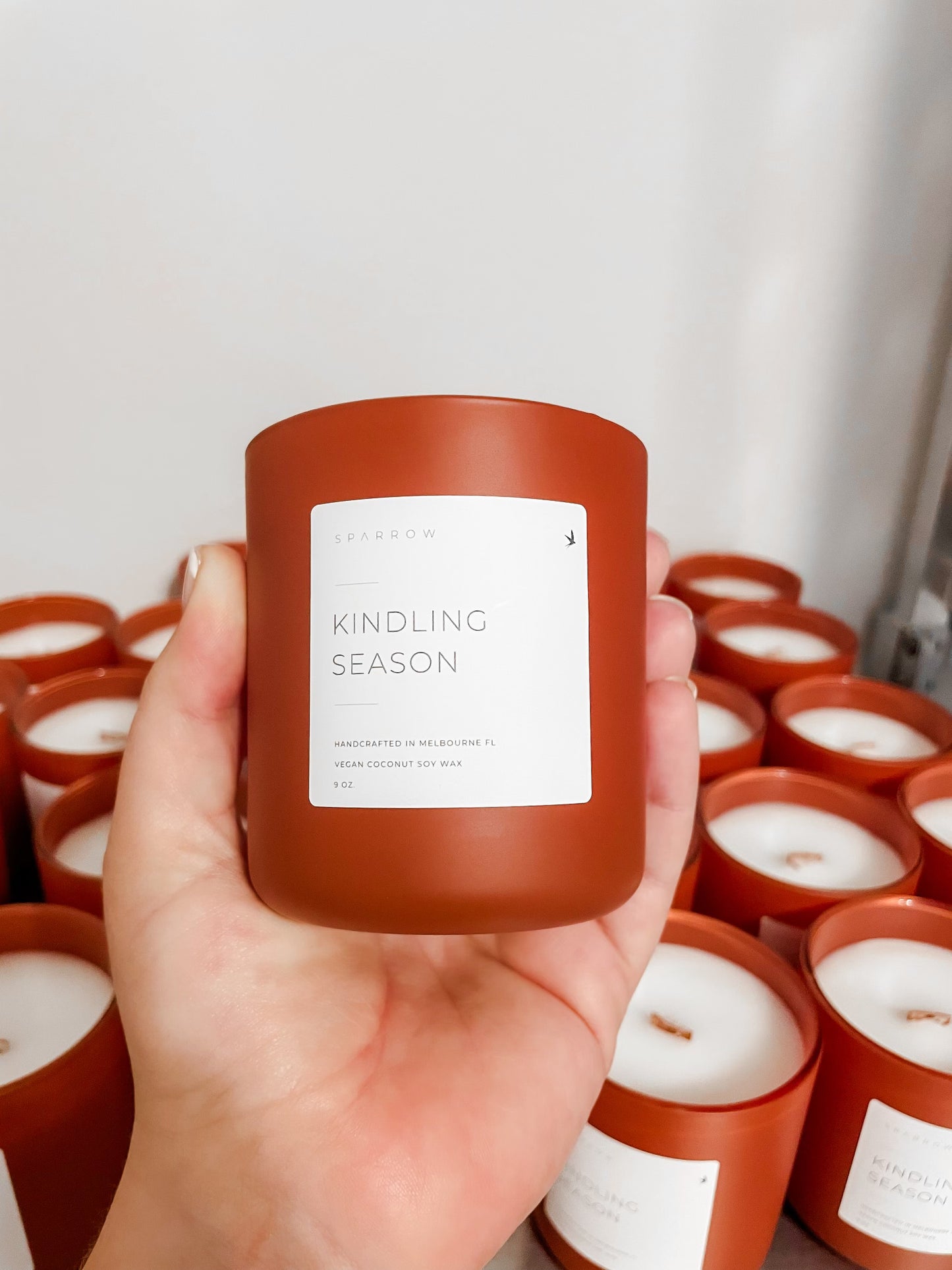 Sparrow Kindling Season Candle