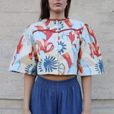 Bel Kazan Lilith Top - Cream Velora