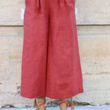 Bel Kazan Atlas Pants - Adobe