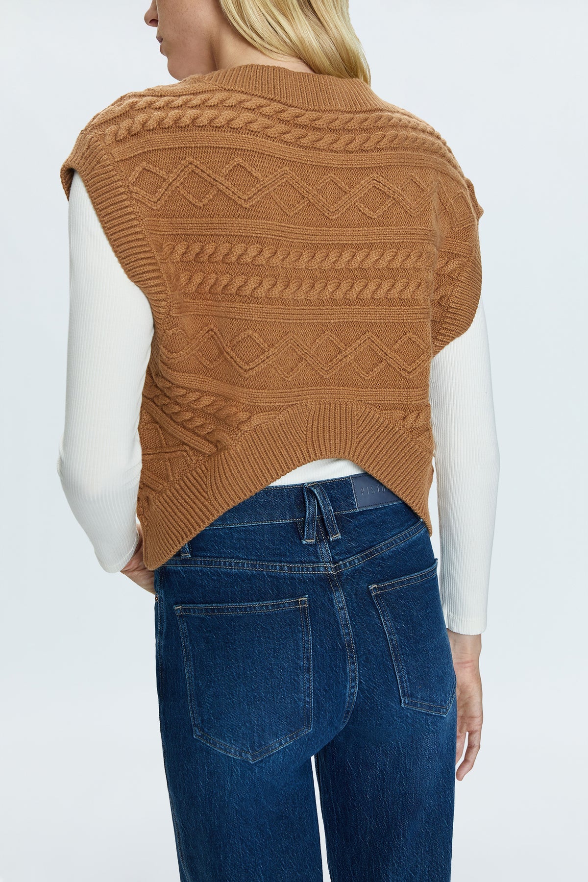 Pistola Marta Sweater Vest - Caramel