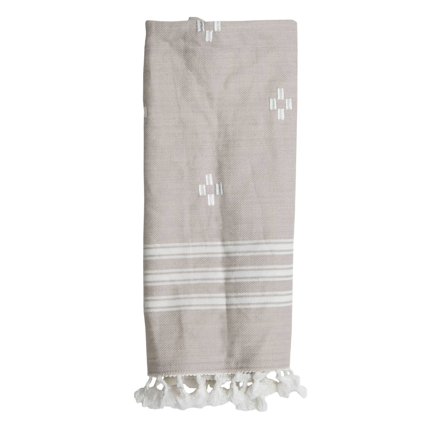 Sunny Tea Towel Gray