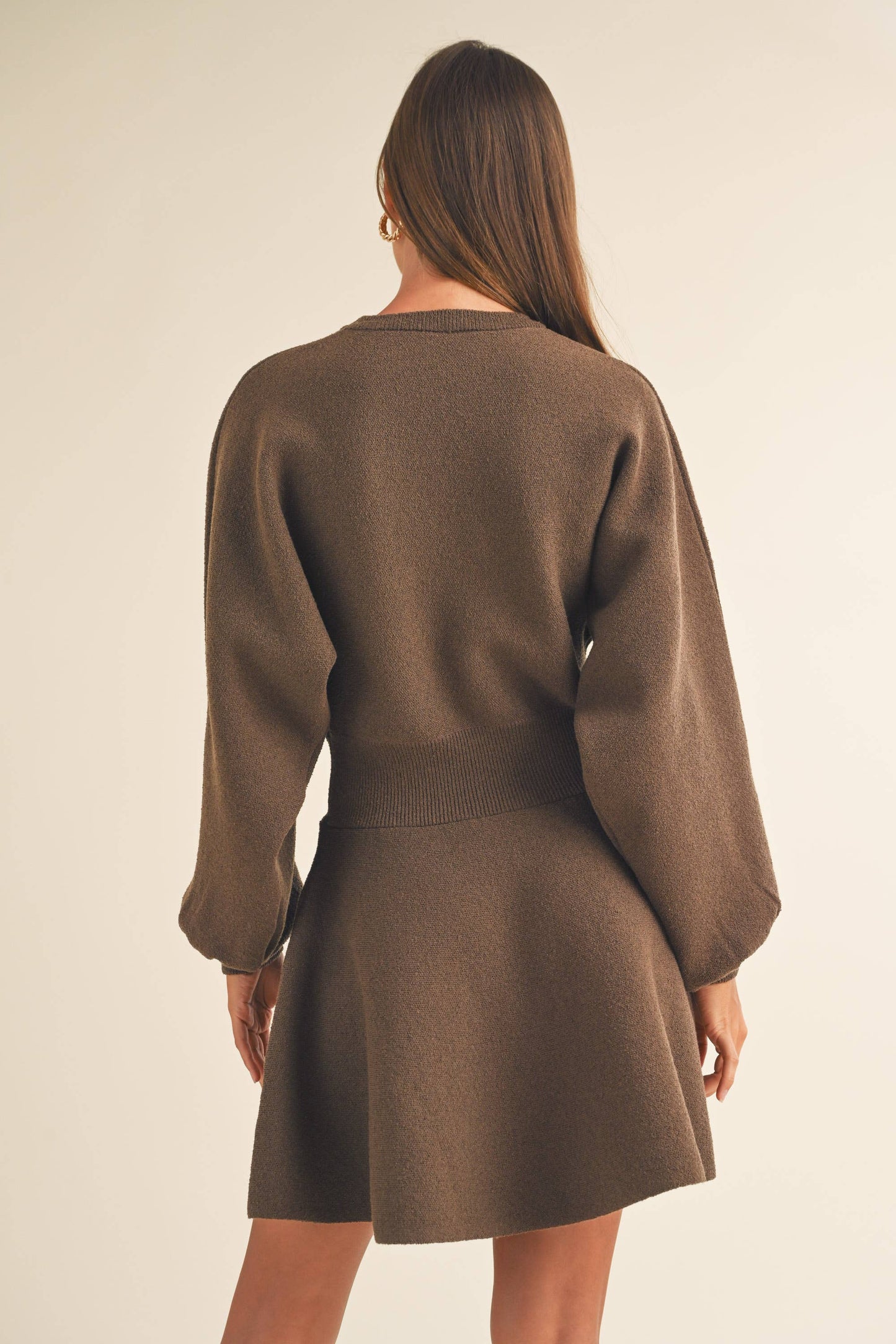 Selah Sweater Dress - Cocoa