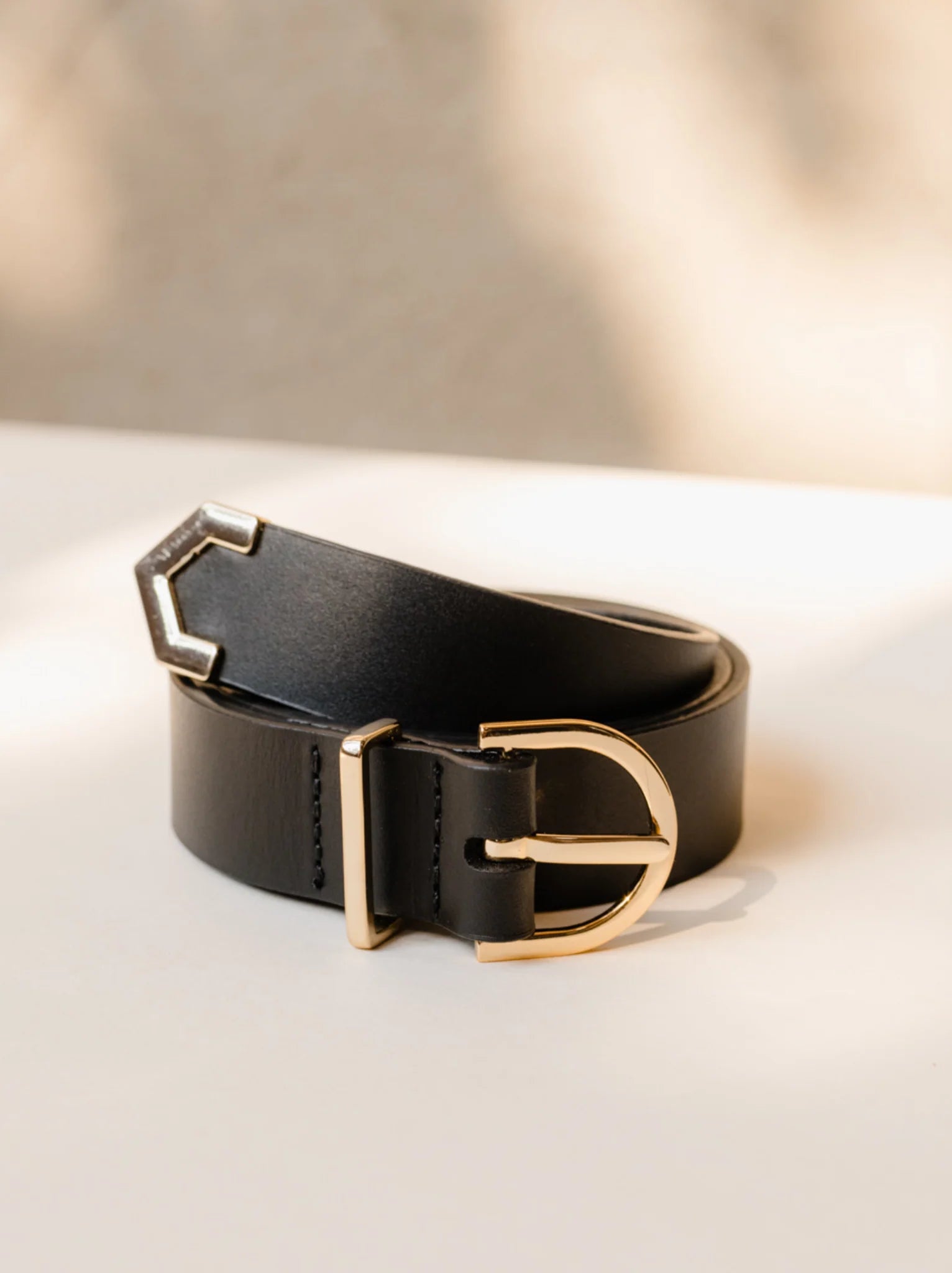 ABLE Ashlyn Belt - Black - SPARROW